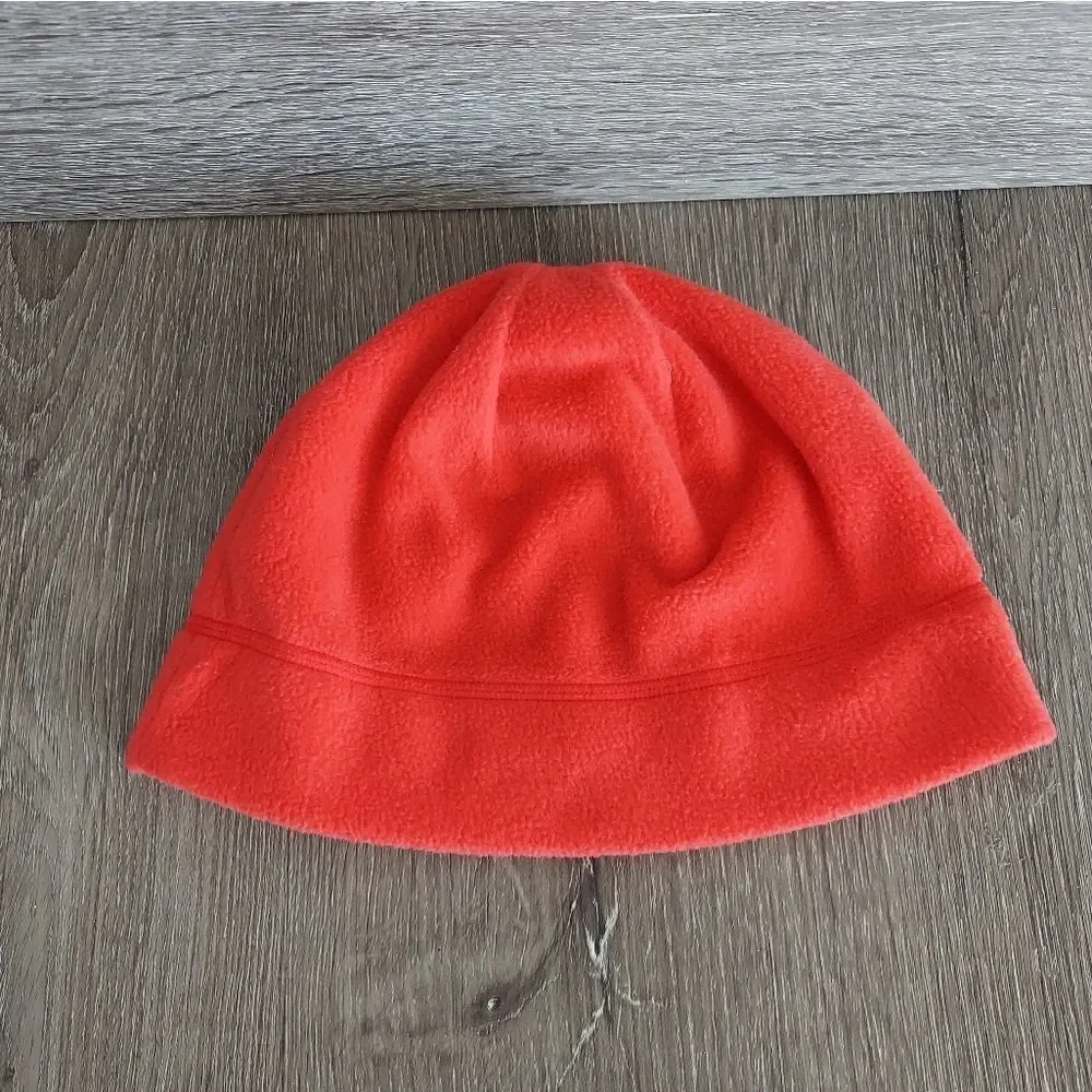 Columbia Kid's Red Fleece Beanie Youth L/XL